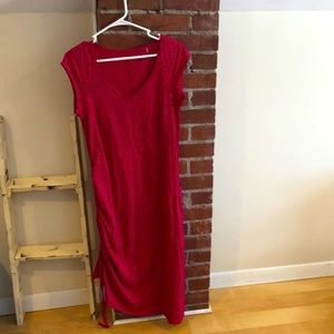 Toad & Co. Med red/pink dress shirt sleeve